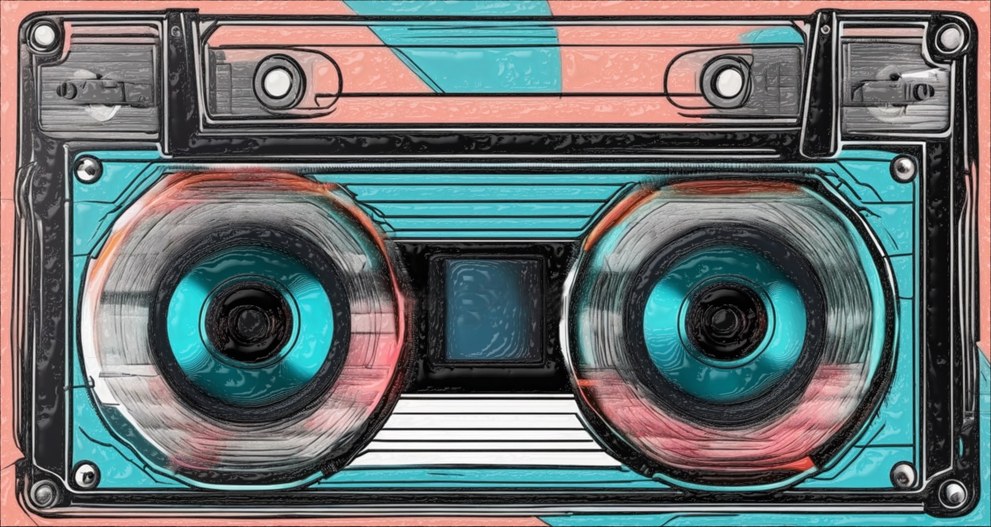 Neuronoiser hero image: dark, stylized production setup